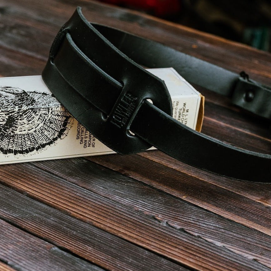 Leather Turkey Tom Tote Black