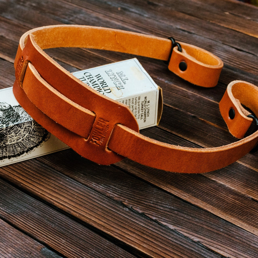 Leather Turkey Tom Tote Tan