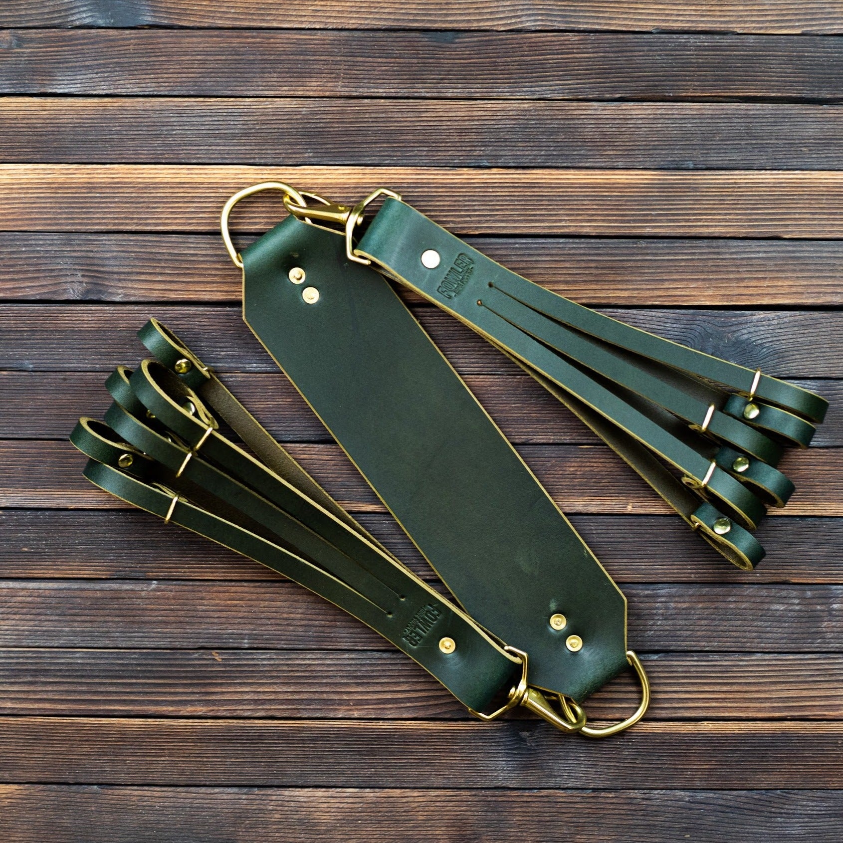 3 Piece Leather Game Tote – Fowler Hide Supply