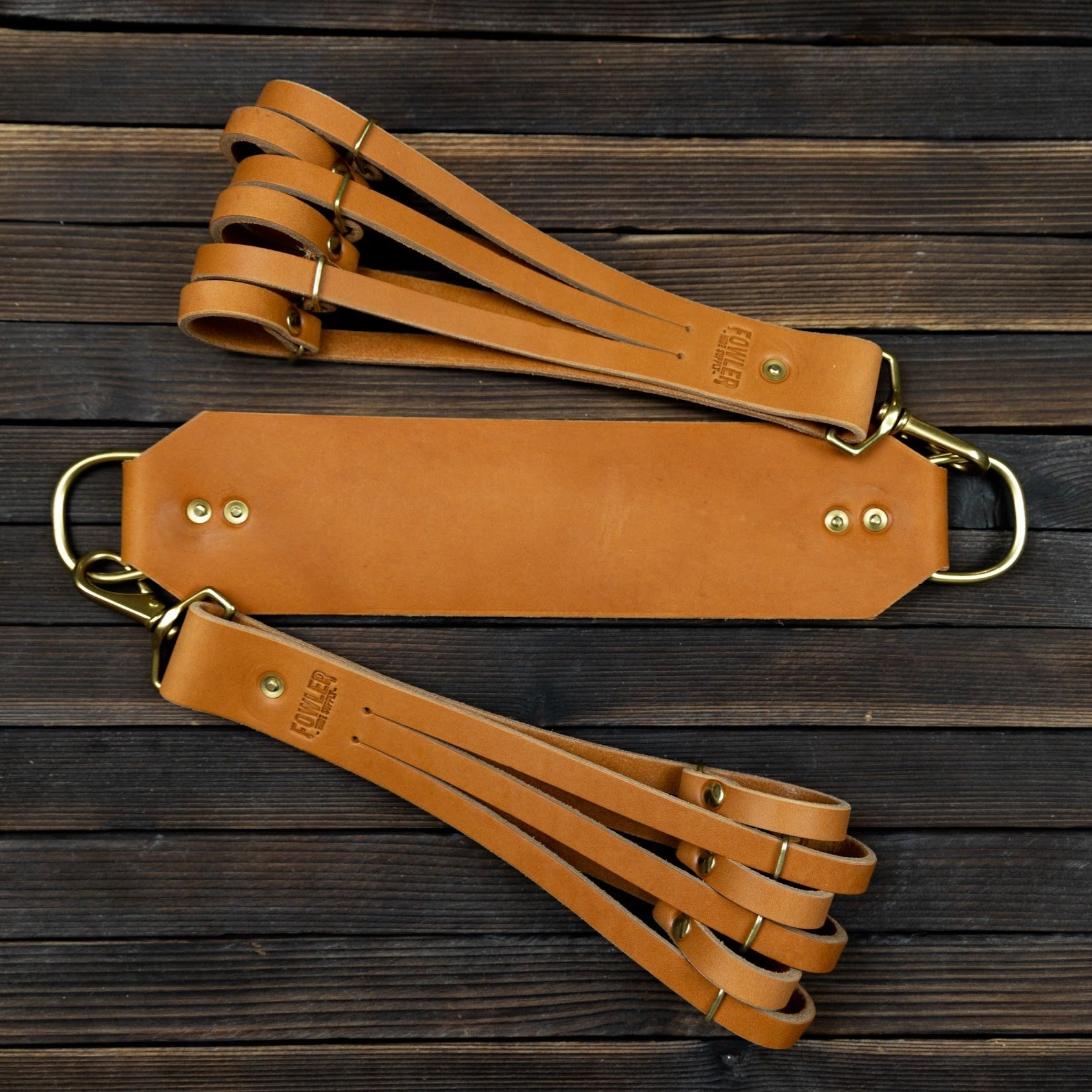 3 Piece Leather Game Tote – Fowler Hide Supply